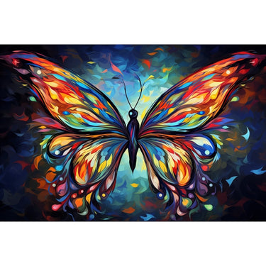 Butterfly Abstract Canvas